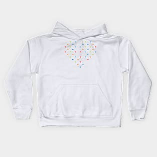 Polka Hearts Kids Hoodie